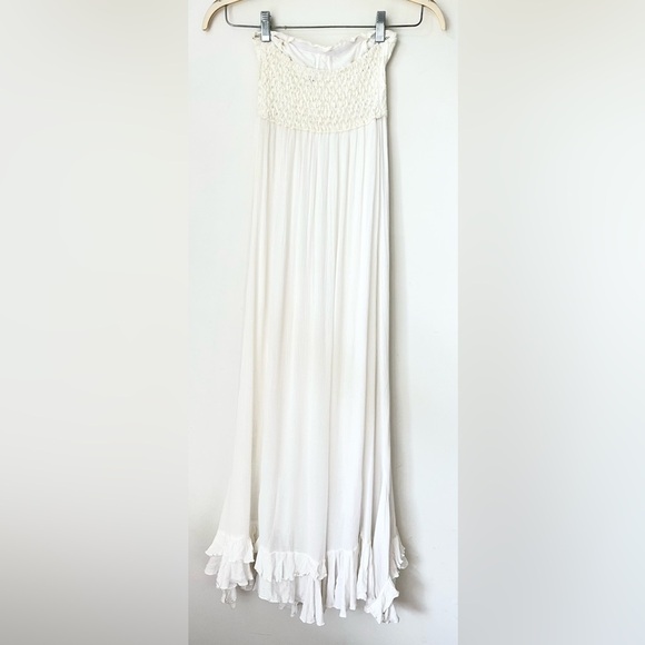 Free People Dress Women’s XS Adella Corset Maxi in Ivory FP ONE - Picture 5 of 10